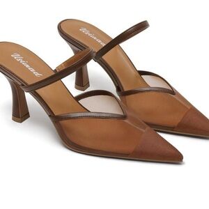 Sonia Mesh Mule Heels NWOT